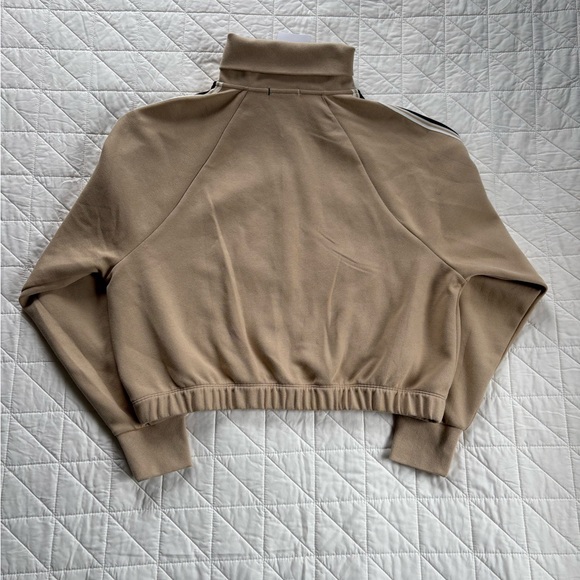 NWT Champion Women’s Track Jacket - Tan Pique Zip Up - Size Medium - Picture 4 of 6